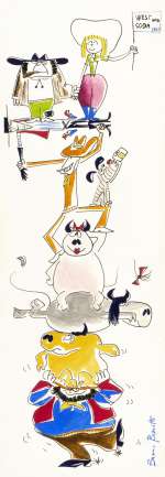 Bozzetto Bruno - "West and Soda", 1965