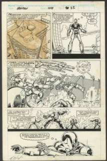 Bob Layton - IRON MAN (1968-96) #249 Interior Page | ComicConnect