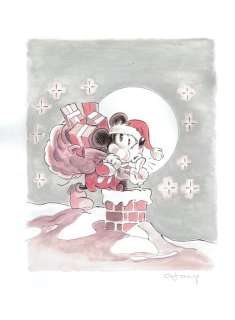 Fernandez, Tony | Original drawing  - Mickey Mouse 2  - Disney Art X-Mas | Catawiki