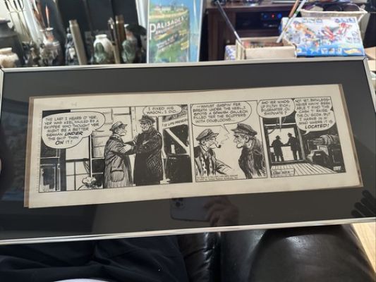 Signed Comic Strip Framed ORIGINAL PEN+INK ARTWORK - R VAN BUREN 1970 | eBay US (Buy It Now)