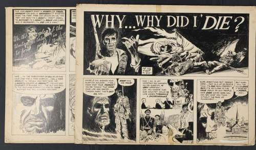 Joe Kubert. Why Did I Die? Original Story Boards. | Weiss Auctions