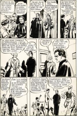 Jijé | Lot 407 - Don Bosco, planche originale à l’encre de chine. | Septimus
