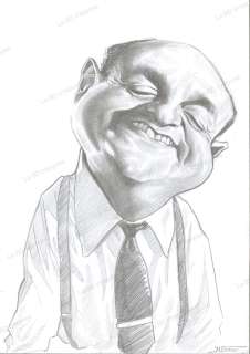 Jean-Marc BOROT - Caricature Originale Bernard Blier P33