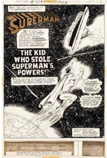 Superman - original side 1 fra hæfte 254 - Curt Swan and Murphy Anderson | ComicGarden