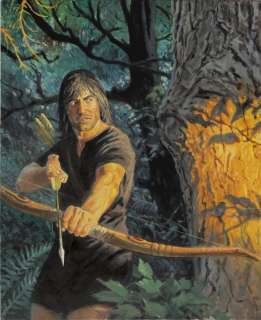 Corentin Rouge | Couverture originale réalisée pour l’édition de luxe - Wendigo - Thorgal Saga | Daniel Maghen