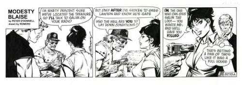 Romero, Enric Badia - 1 Bande originale - Modesty Blaise - Strip #8239 - 1993 | Catawiki