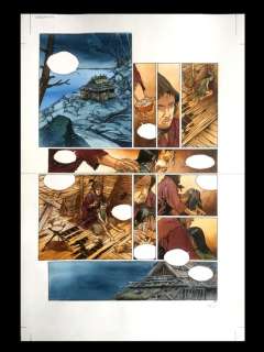 Jung - 1 Original colour page - Kwaïdan T1 - L’Esprit du Lac - 2001 | Catawiki