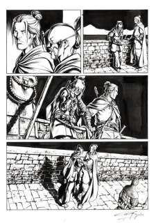 Gregorini, Gianluigi - 2 Original page - Dragonero #11 - "La Regina degli Algenti" - 2014 | Catawiki