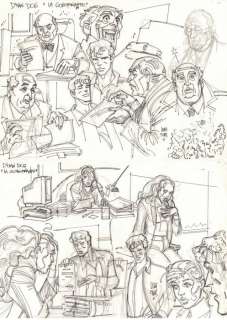 Siniscalchi, Luigi - 2 Original preliminary drawing - Dylan Dog - 1996 | Catawiki