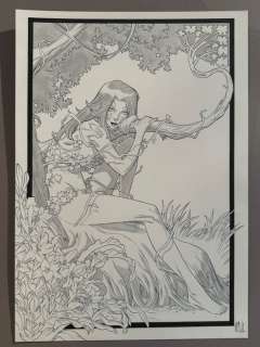 Marco Failla - 1 Original drawing - Poison Ivy | Catawiki