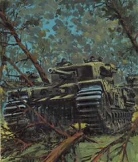 Graham Coton | War Picture Library cover ’Tanks’ (SIGNED) | Illustration Art Gallery