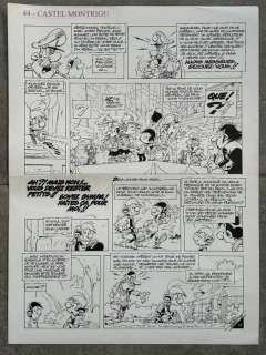 Seron, Pierre - 1 Original colour page - Les Petits Hommes - T. 43 - Castel Montrigu - page 44 - 2007 | Catawiki