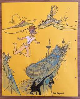 Kuijpers, Henk - 1 Original colour drawing - Franka - Franka’s ode aan de Noorderzon - 2021 | Catawiki