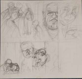 Yslaire, Bernard - 1 Original preliminary drawing - Sambre T2 - Planche 6 - 1990 | Catawiki