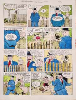 Dimitri - 1 Original colour page - The furious Caleçon | Catawiki