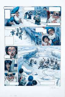 Andréaé - Terre mécanique, planche couleurs n°10 Ã  l‘encr…