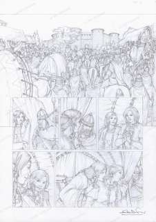 Alessia DE VINCENZI - Planche Originale « Frédégonde la sanguinaire » Tome 1 P01