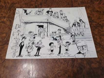 Attanasio, Dino - 1 Original drawing - Signor Spaghetti ; Ton en Tineke en andere - 1997 | Catawiki