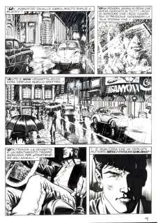 Bigliardo, Daniele - 1 Original page - Dylan Dog #316 - "Blacky" - 2012 | Catawiki
