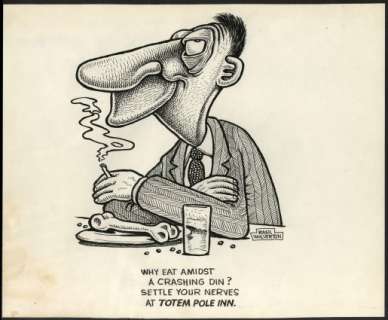 Wolverton, Basil - TOTEM POLE INN Advertising Art | ComicConnect