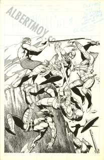 Rafael Kayanan - Hawkmoon Page Unused Cover