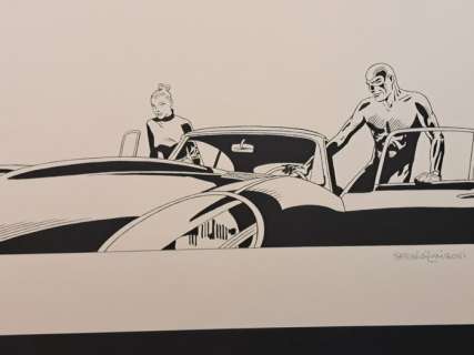 Zaniboni, Sergio - 1 Original drawing - Un Trio Diaboliko | Catawiki