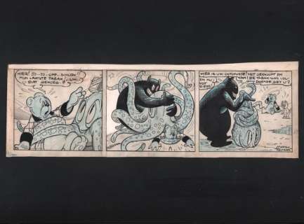 Marten Toonder - 1 bande dessinée originale - Tom Poes - En de Wondersleutel - 1947 | Catawiki