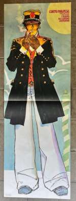 Pratt, Hugo - 1 Poster - Corto Maltese - Corto allumant sa cigarette - 1973 | Catawiki