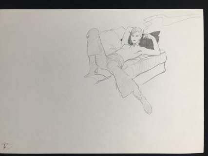 Frollo, Leone - 1 Original drawing - Relax | Catawiki