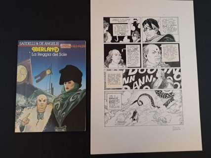 Saudelli, De Angelis - 1 Original page - Iberland: La Reggia del Sole | Catawiki