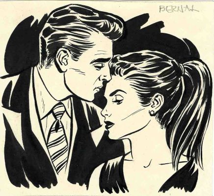 The Ink Archive | Original drawing – Love – Bernal | Origin Of Comics
