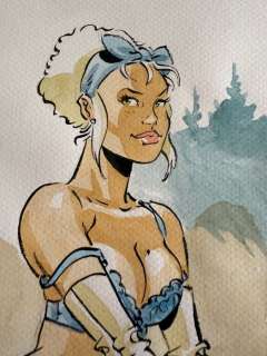 Meynet, Félix - Dessin original préliminaire - Mirabelle en petite tenue - 1 Commission Drawing | Catawiki