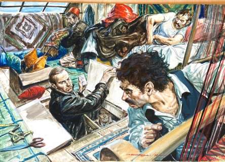 Buzzelli, Guido - 1 Original colour drawing - Menelik - 1972 | Catawiki