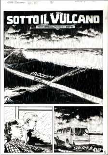 Dotti, Maurizio - 4 Original page - Dampyr #33 - "Sotto il vulcano" - 2002 | Catawiki