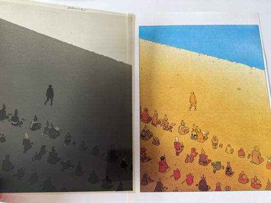 Moebius - 2 Film d’impression original - Sur l’Étoile - 1983 | Catawiki