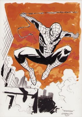 Caracuzzo, Giancarlo - 1 Original colour drawing - Spiderman - 2025 | Catawiki