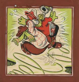 Marten Toonder Studio’s - 1 Original colour drawing - Bommel en Tom Poes - Bommelbode nr. 12 - 1951 | Catawiki