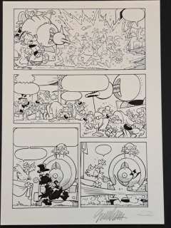 Cavazzano, Giorgio - 1 Original page - Paperinik Tomorrow’s Farming - 2016 | Catawiki