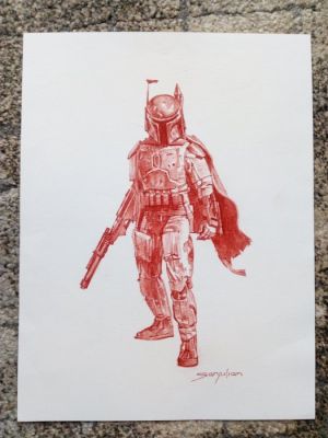 Sanjulian - 1 Original page - Star Wars - Boba Fett | Catawiki