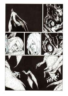 Philippe PELLET - Planche originale 21 des FORETS D‘OPALE