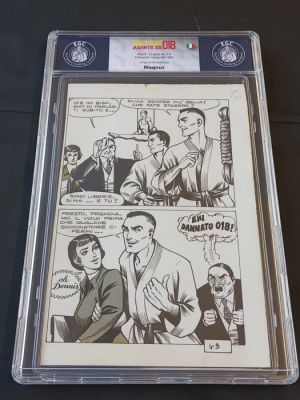 Magnus - 1 Original page - Dennis Cobb - Agente SS018 - La setta dei 3 K - 1965 | Catawiki