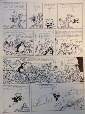 Walli - 1 Original page - Chlorophylle T12 - p.14 - Les trois mercenaires / De drie Huurlingen - 1987 | Catawiki