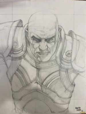 Valentin Sécher - 1 Original cover - Khaal, chroniques d’un empereur galactique | Catawiki