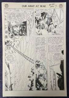 Joe Kubert. Our Army at War #145 Comic Page | Weiss Auctions