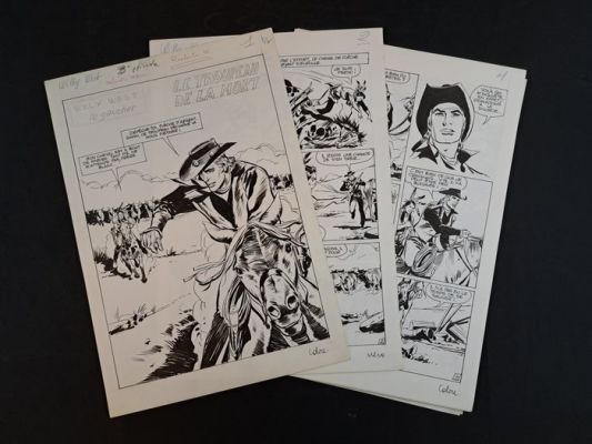 Fusco, Fernando - 16 Original page - Willy West: il Trofeo della Morte | Catawiki