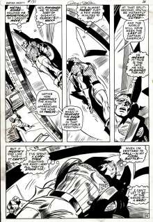 Dick Ayers, Gene Colan - Captain America #131 P 19 (Cap in Every Panel Ready To Die By Baron Strucker!) 1970