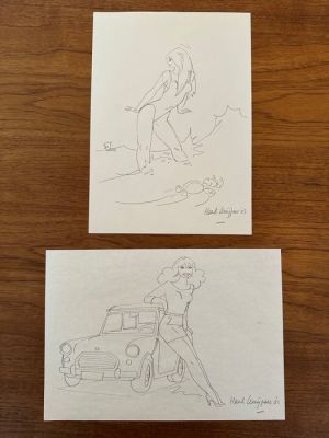 Henk Kuijpers - Franka - 2 originele tekeningen | Catawiki