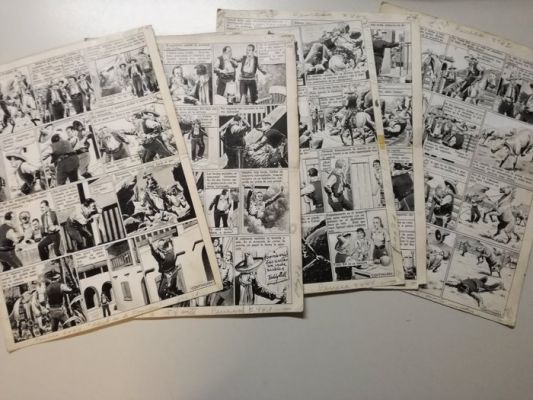 Le Ralliq, Etienne - 5 Original page - Teddy Bill - Alerte dans la prairie - 1950 | Catawiki