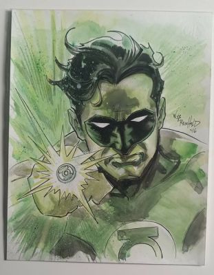 Bill Reinhold - 1 Original colour drawing - Green Lantern - 2016 | Catawiki