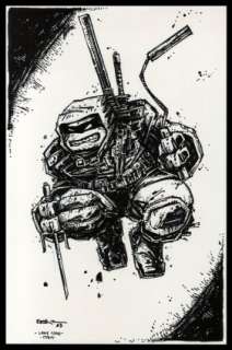 Eastman, Kevin - TMNT: MICHELANGELO - THE LAST RONIN Illustration | ComicConnect